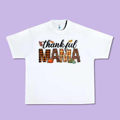 Thankful Mama Urban Heavy Tee Designed By Texasbilliewilder