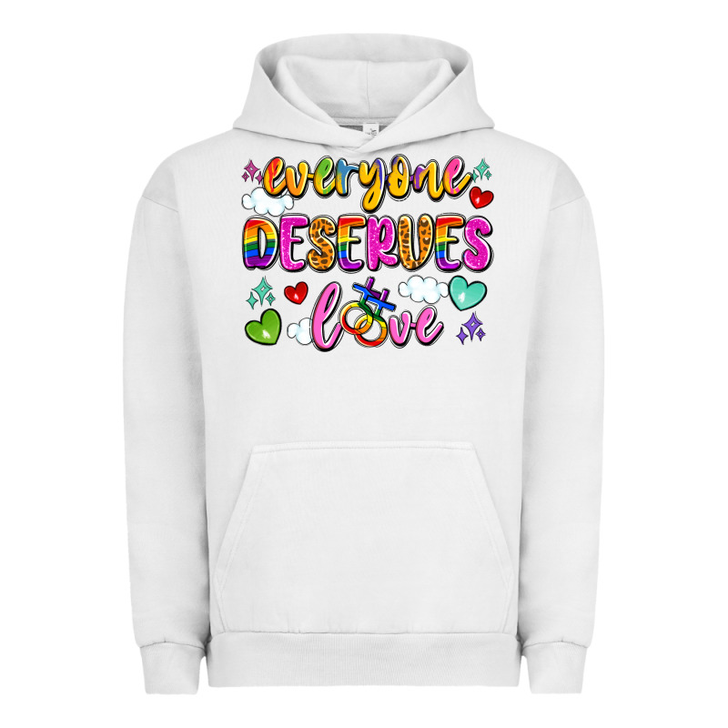 Everyone Deserves Love Urban Hoodie by Artiststas | Teevron
