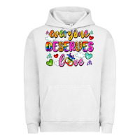 Pigment Lunar Rock everyone deserves love Urban Hoodie - Artiststas