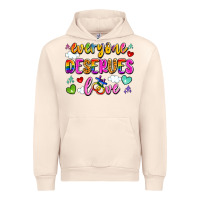 Sandshell everyone deserves love Urban Hoodie - Artiststas