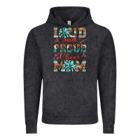 Vintage Black loud and proud cheer mom Vintage Hoodie - RanaPortraitStore