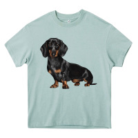 Arona Dachshund Dog Illustrations Heavy Core Tee - LillyAllenDesigns