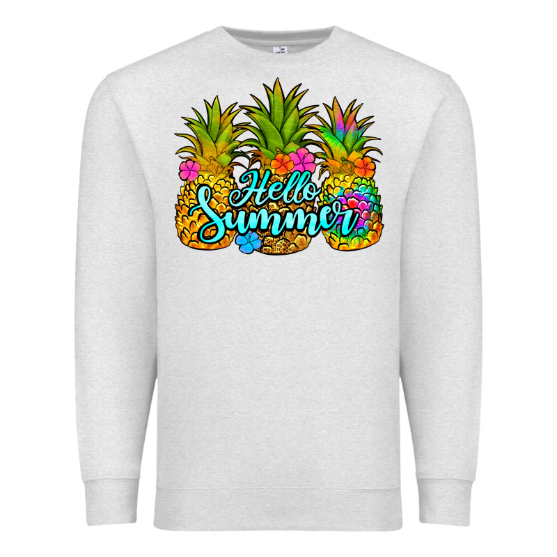 Hello Summer Pineapple Premium Sweatshirt by Jasminsmagicworld | Teevron