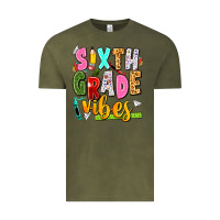 Vintage Olive sixth grade vibes Vintage Tee - texasbilliewilder