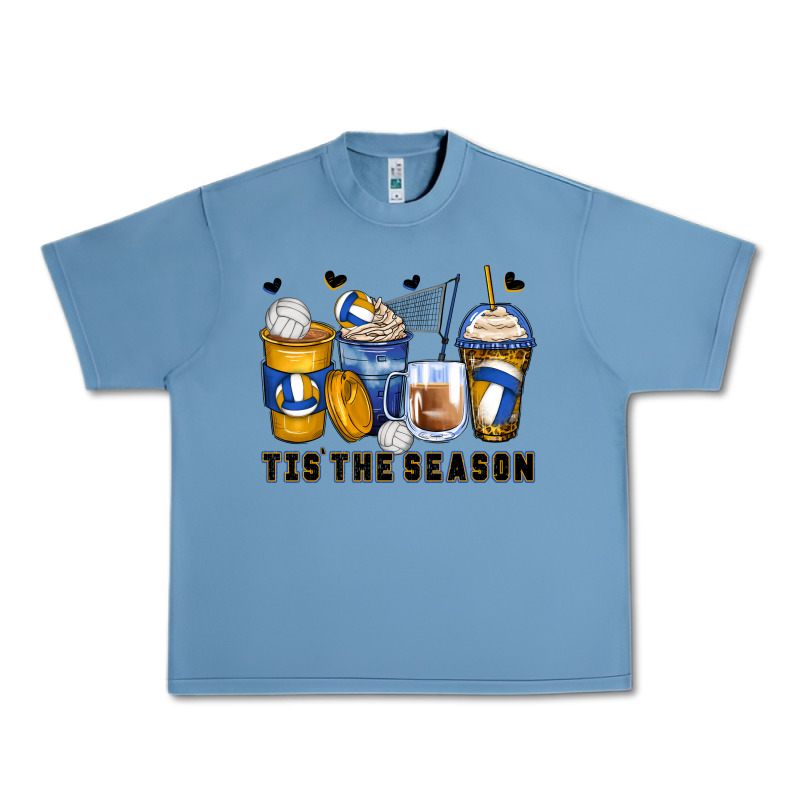 Tis' The Season Volleyball Coffee Cups Urban Heavy Tee by Zillion Design Studio | Teevron