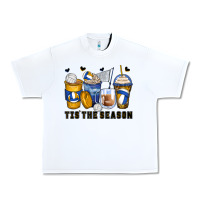 White tis' the season volleyball coffee cups Urban Heavy Tee - Zillion Design Studio