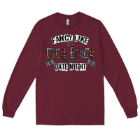 Burgundy fancy like the race track on a date night Long Sleeve Tee - CowhideDigitalArt