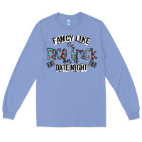 Colony Blue fancy like the race track on a date night Long Sleeve Tee - CowhideDigitalArt