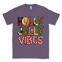 Lavender holly jolly vibes Classic Tee - FaDigitalArtStudio