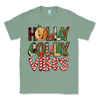 Sage holly jolly vibes Classic Tee - FaDigitalArtStudio