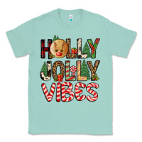 Seafoam holly jolly vibes Classic Tee - FaDigitalArtStudio