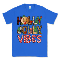 True Royal holly jolly vibes Classic Tee - FaDigitalArtStudio