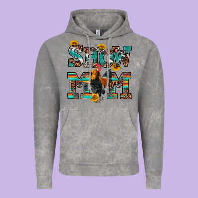 Show Mom Rooster Vintage Hoodie Designed By Ranaportraitstore