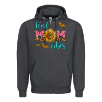 Smoke tired mom vibes Zipper Hoodie - AdoDesignShop