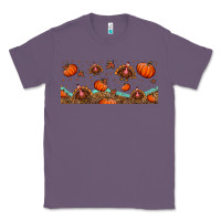 Lavender turkey thanksgiving pumpkin libbey glass Classic Tee - BundleAndBundleShop