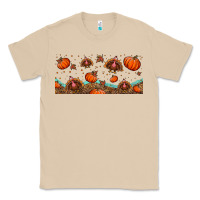 Mushroom turkey thanksgiving pumpkin libbey glass Classic Tee - BundleAndBundleShop