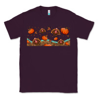 Plum turkey thanksgiving pumpkin libbey glass Classic Tee - BundleAndBundleShop