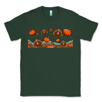 Turkey Thanksgiving Pumpkin Libbey Glass Classic Tee | Teevron