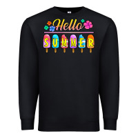 Black hello summer popsicles Premium Sweatshirt - Jasminsmagicworld