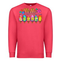 Cardinal hello summer popsicles Premium Sweatshirt - Jasminsmagicworld
