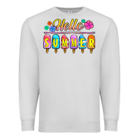 Hello Summer Popsicles Premium Sweatshirt | Teevron