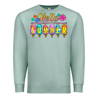 Seafoam hello summer popsicles Premium Sweatshirt - Jasminsmagicworld