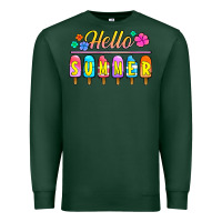 Sports Green hello summer popsicles Premium Sweatshirt - Jasminsmagicworld