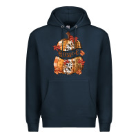 Navy blessed Premium Hoodie - MaliasSmallBusiness