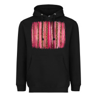 Black valentines day leopard glitter brushstroke Heavyweight Hoodie - Jasminsmagicworld