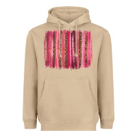 Mushroom valentines day leopard glitter brushstroke Heavyweight Hoodie - Jasminsmagicworld