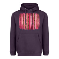 Plum valentines day leopard glitter brushstroke Heavyweight Hoodie - Jasminsmagicworld