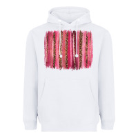 White valentines day leopard glitter brushstroke Heavyweight Hoodie - Jasminsmagicworld