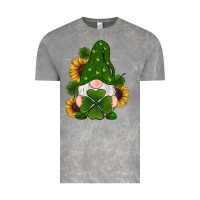 Cloud Rock st patricks day shamrock gnomes  sunflowers Vintage Tee - RanaPortraitStore