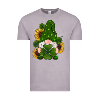 Vintage Zinc st patricks day shamrock gnomes  sunflowers Vintage Tee - RanaPortraitStore
