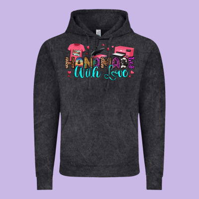 Handmade With Love Vintage Hoodie Designed By Ranaportraitstore