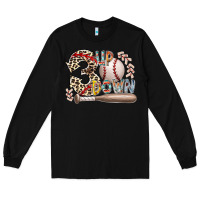 Black three up down Long Sleeve Tee - RacoonDesign