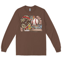 Chestnut three up down Long Sleeve Tee - RacoonDesign