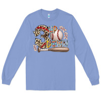 Colony Blue three up down Long Sleeve Tee - RacoonDesign