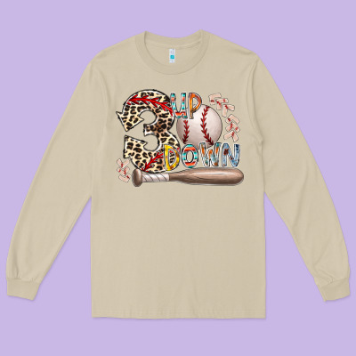 Three Up Down Long Sleeve Tee Designed By Racoondesign