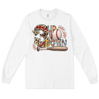 White three up down Long Sleeve Tee - RacoonDesign