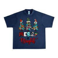 Navy western trees merry and bright christmas Urban Heavy Tee - RanaPortraitStore