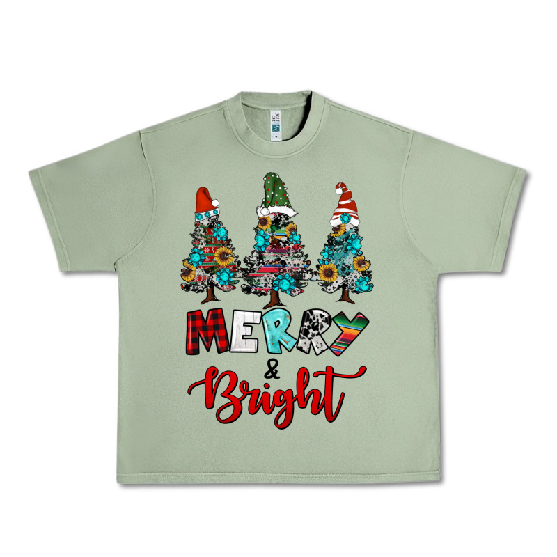 Western Trees Merry And Bright Christmas Urban Heavy Tee by RanaPortraitStore | Teevron
