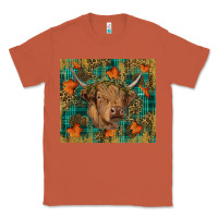 Copper fall highland cow tumbler Classic Tee - RanaPortraitStore