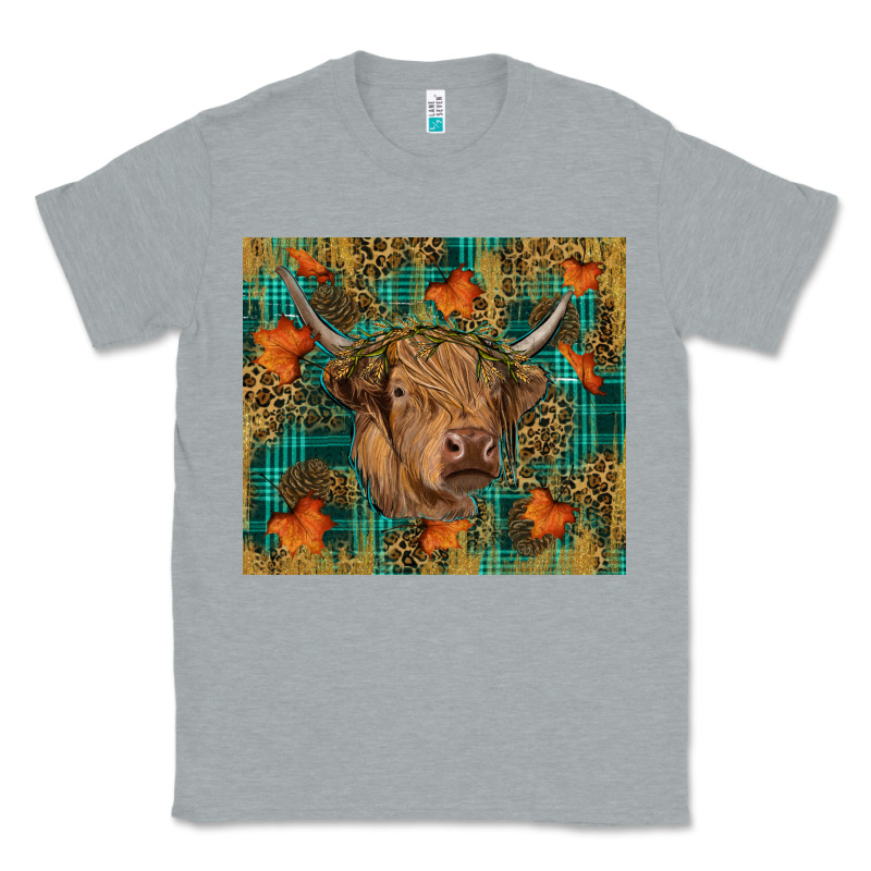 Fall Highland Cow Tumbler Classic Tee by RanaPortraitStore | Teevron