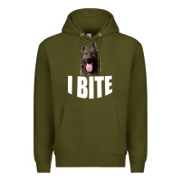 Army Green I Bite Premium Hoodie - Bettercallsaul