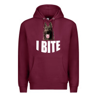 Burgundy I Bite Premium Hoodie - Bettercallsaul
