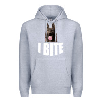 Heather Grey I Bite Premium Hoodie - Bettercallsaul