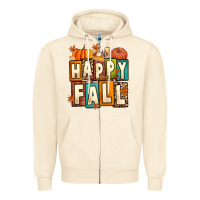 Sandshell happy fall Zipper Hoodie - Artiststas