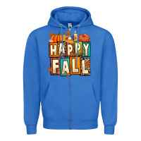 True Royal happy fall Zipper Hoodie - Artiststas