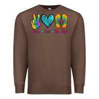 Chestnut peace love flips flops Premium Sweatshirt - Jasminsmagicworld